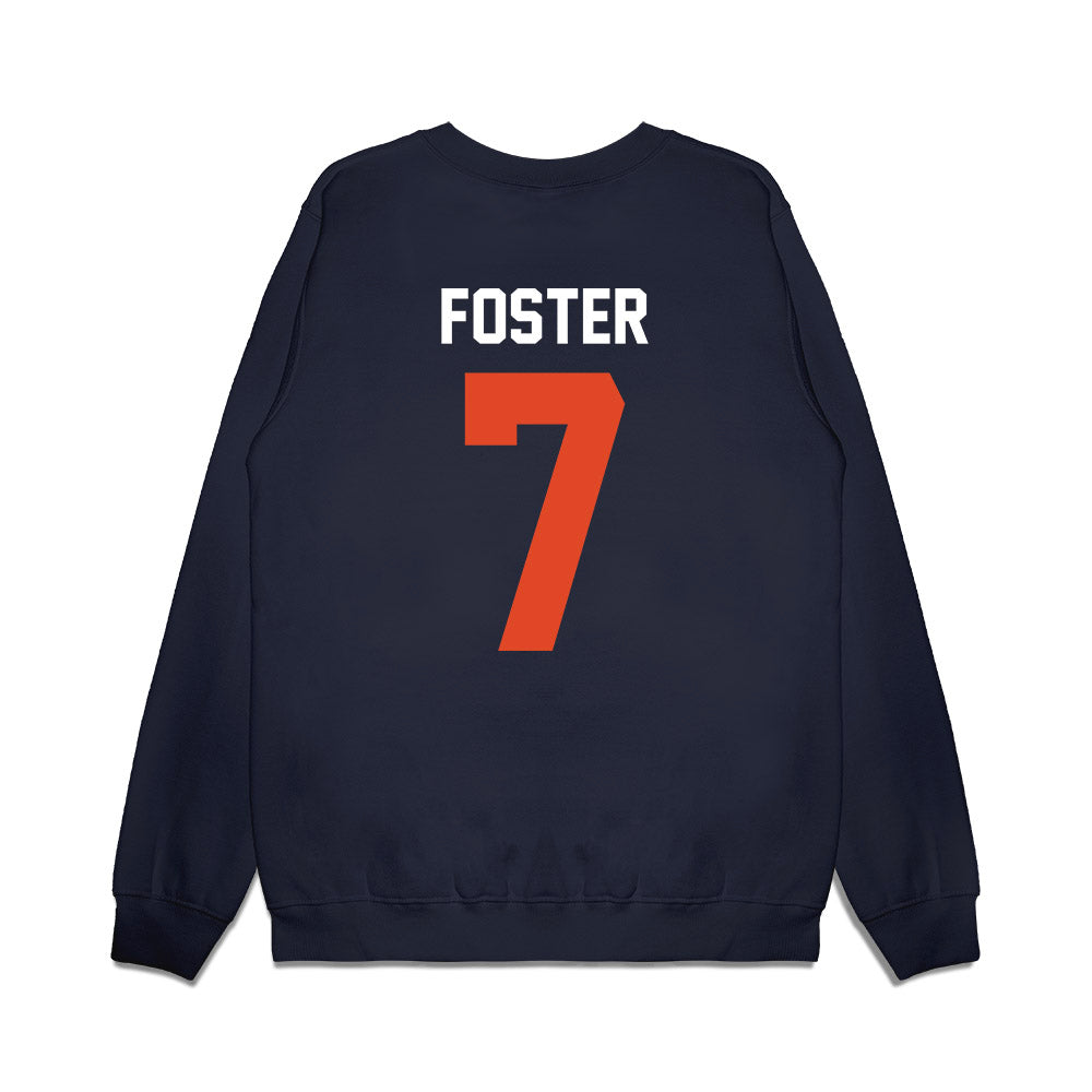 Oregon State - NCAA Football : Dexter Foster - Vintage Helmet Premium Crewneck Sweatshirt-1