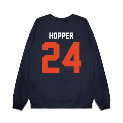 Oregon State - NCAA Football : Tyjai Hopper - Vintage Helmet Premium Crewneck Sweatshirt-1