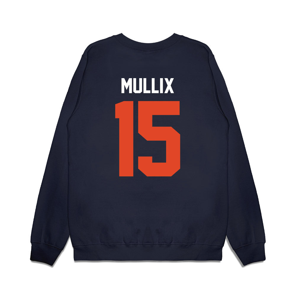 Oregon State - NCAA Football : Tahjae Mullix - Vintage Helmet Premium Crewneck Sweatshirt-1