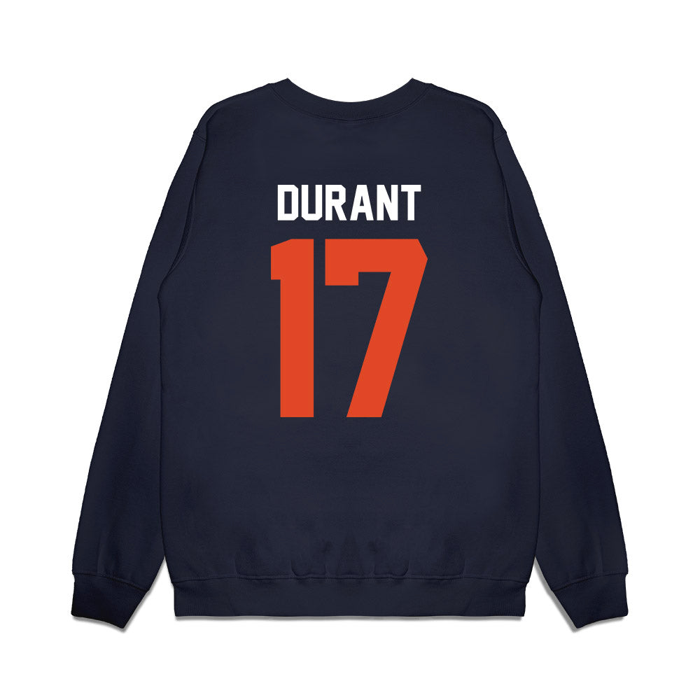 Oregon State - NCAA Football : Malachi Durant - Vintage Helmet Premium Crewneck Sweatshirt-1