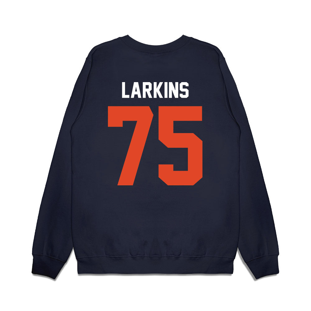 Oregon State - NCAA Football : William Larkins - Vintage Helmet Premium Crewneck Sweatshirt-1