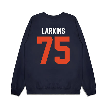 Oregon State - NCAA Football : William Larkins - Vintage Helmet Premium Crewneck Sweatshirt-1
