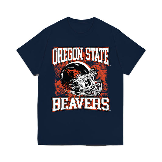 Oregon State - NCAA Football : Jalil Tucker - Vintage Helmet Comfort Colors T-Shirt-0