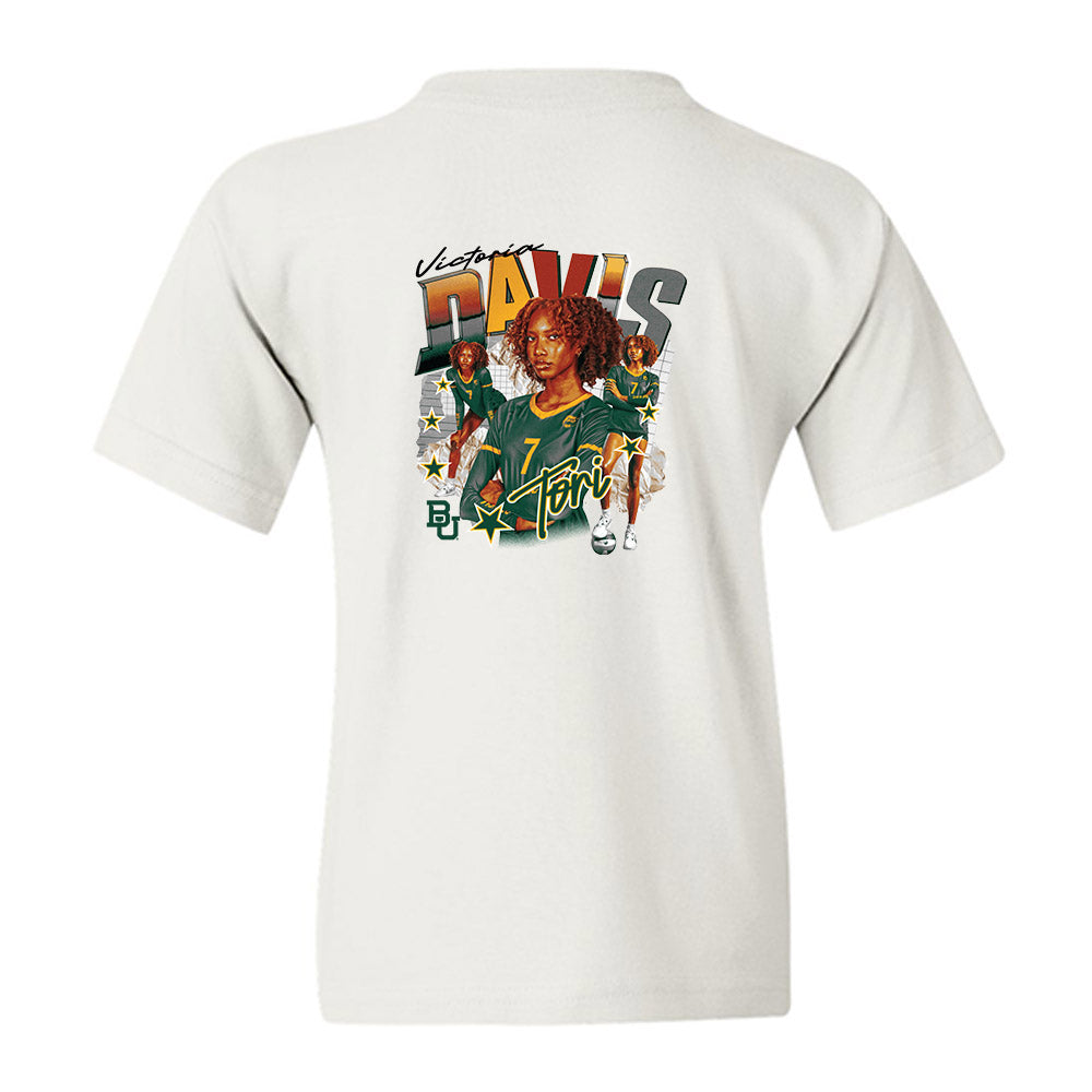 Baylor - NCAA Women's Volleyball : Victoria Davis - Collage Youth T-Shirt-1