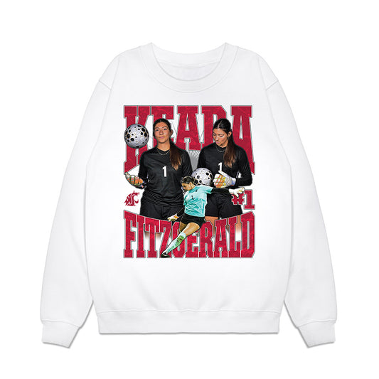 WSU - NCAA Women's Soccer : KEARA FITZGERALD - Collage Premium Crewneck Sweatshirt-0