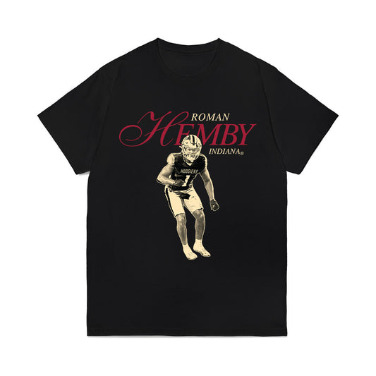 Indiana - NCAA Football : Roman Hemby - Legacy Comfort Colors T-Shirt-0