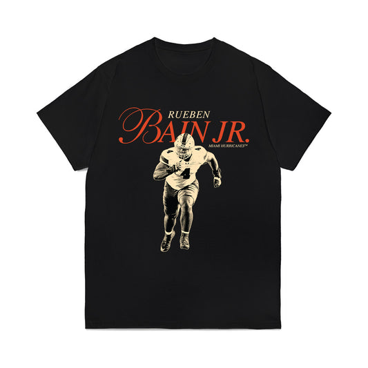 Miami - NCAA Football : Rueben Bain Jr. - Legacy Comfort Colors T-Shirt-0