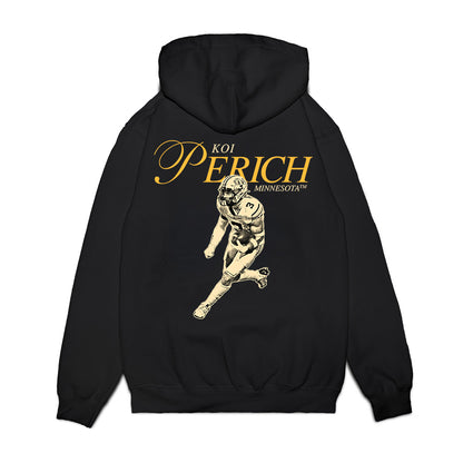 Minnesota - NCAA Football : Koi Perich - Legacy Premium Hooded Sweatshirt-1