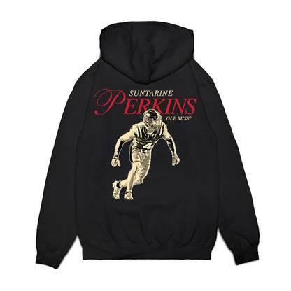 Ole Miss - NCAA Football : Suntarine Perkins - Legacy Premium Hooded Sweatshirt-1
