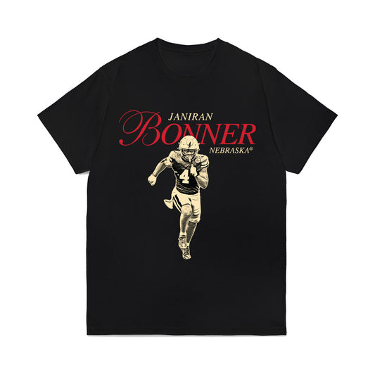Nebraska - NCAA Football : Janiran Bonner - Legacy Comfort Colors T-Shirt-0