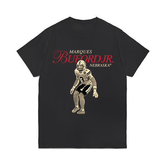 Nebraska - NCAA Football : Marques Buford Jr - Comfort Colors T-Shirt-0