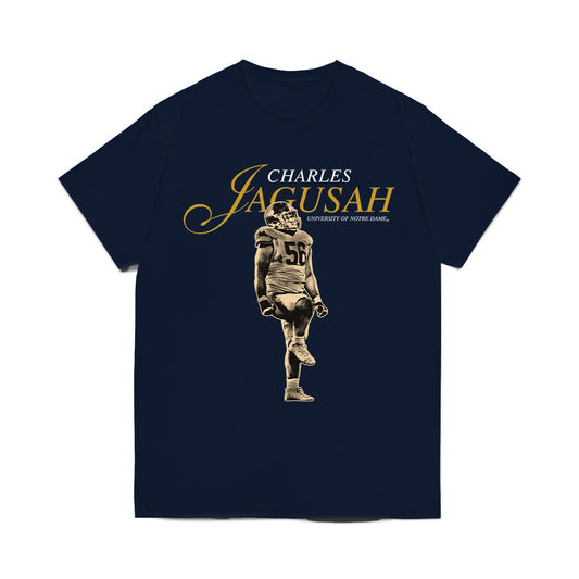 Notre Dame - NCAA Football : Charles Jagusah - Comfort Colors T-Shirt-0