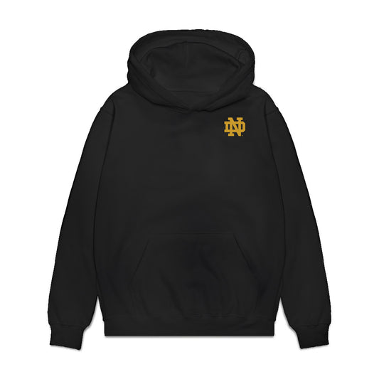 Notre Dame - NCAA Football : Kyngstonn Viliamu-Asa - Legacy Premium Hooded Sweatshirt-0
