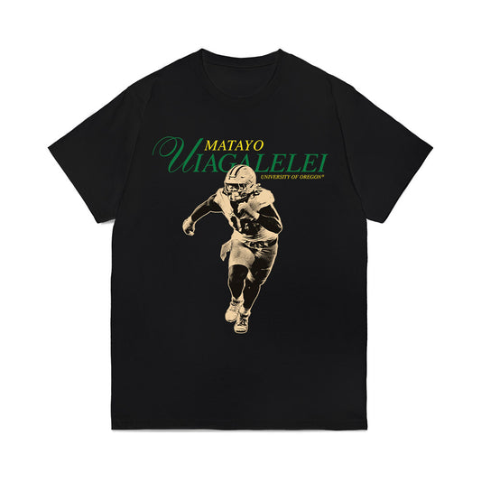 Oregon - NCAA Football : Matayo Uiagalelei - Legacy Comfort Colors T-Shirt-0