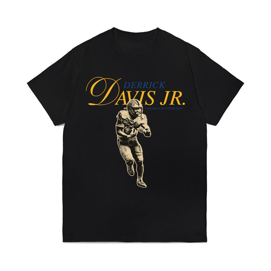 Pittsburgh - NCAA Football : Derrick Davis - Legacy Comfort Colors T-Shirt-0