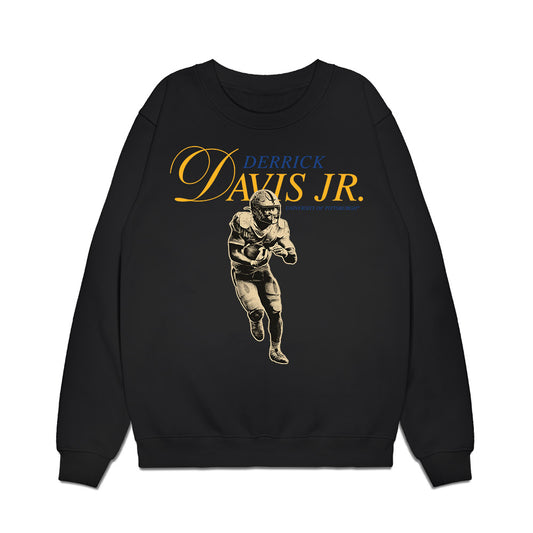 Pittsburgh - NCAA Football : Derrick Davis - Legacy Premium Crewneck Sweatshirt-0