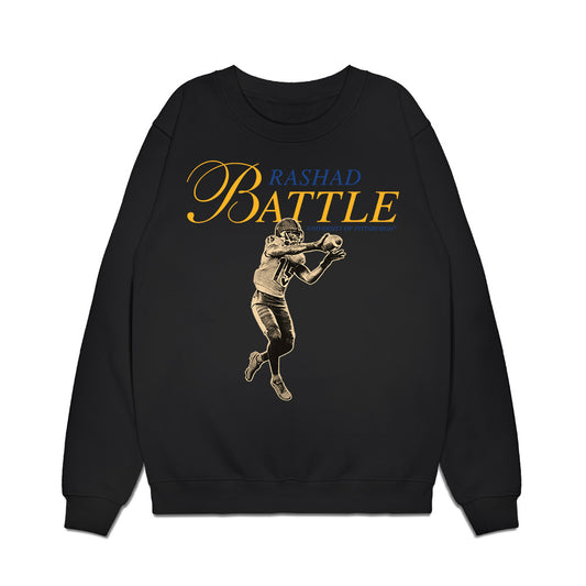 Pittsburgh - NCAA Football : Rashad Battle - Legacy Premium Crewneck Sweatshirt-0