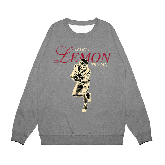 USC - NCAA Football : Makai Lemon - Legacy Premium Crewneck Sweatshirt-0