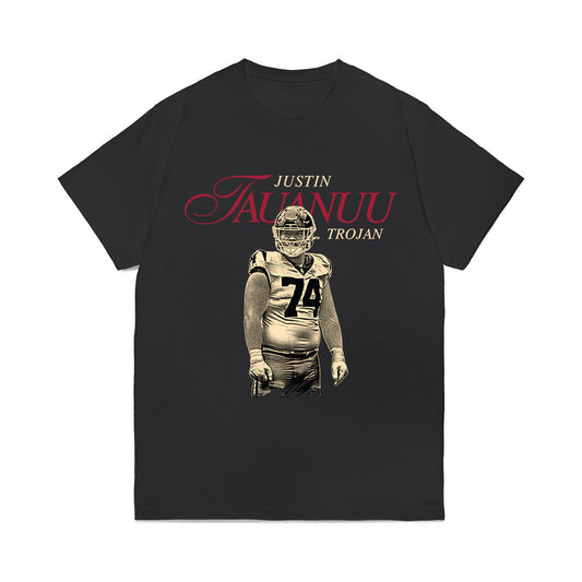 USC - NCAA Football : Justin Tauanuu - Legacy Comfort Colors T-Shirt-0