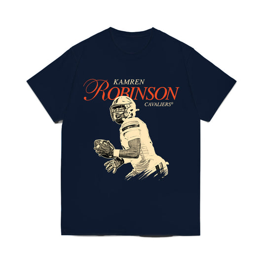 Virginia - NCAA Football : Kamren Robinson - Legacy Comfort Colors T-Shirt-0