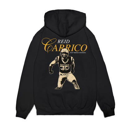 West Virginia - NCAA Football : Reid Carrico - Legacy Premium Hooded Sweatshirt-1