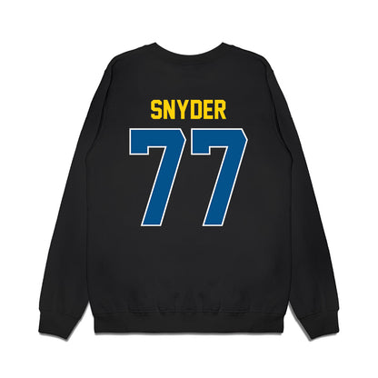 Delaware - NCAA Football : Cole Snyder - Vintage Helmet Premium Crewneck Sweatshirt-1