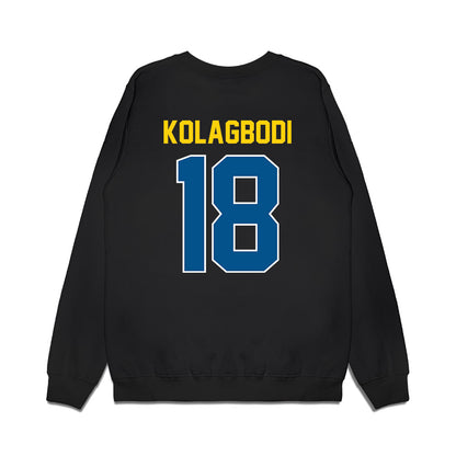 Delaware - NCAA Football : Jamarion Kolagbodi - Vintage Helmet Premium Crewneck Sweatshirt-1