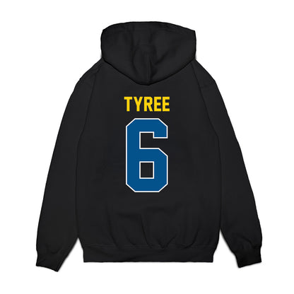 Delaware - NCAA Football : Nick Tyree - Vintage Helmet Premium Hooded Sweatshirt-1