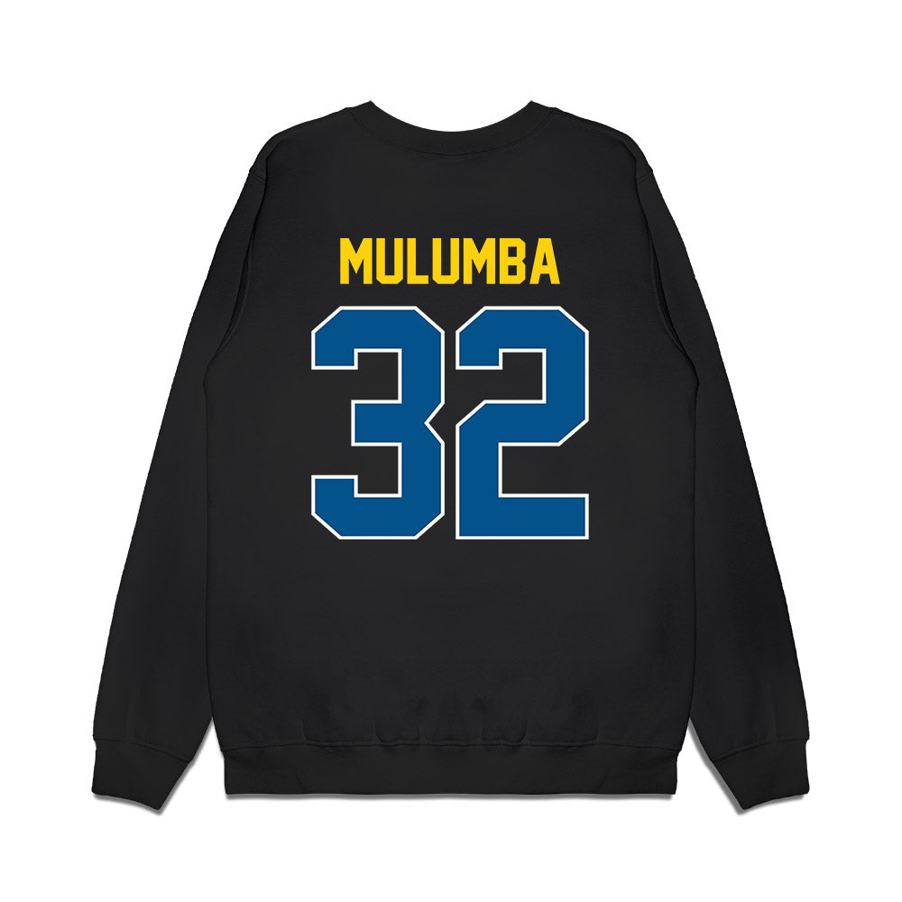 Delaware - NCAA Football : Marje Mulumba - Vintage Helmet Premium Crewneck Sweatshirt-1