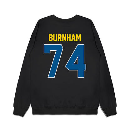 Delaware - NCAA Football : Tyler Burnham - Vintage Helmet Premium Crewneck Sweatshirt-1