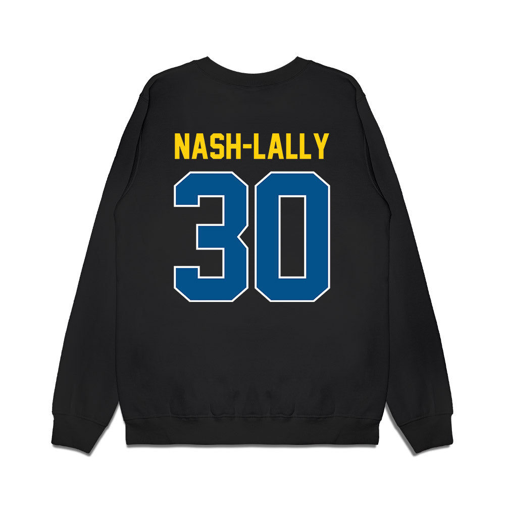 Delaware - NCAA Football : Alex Nash-Lally - Vintage Helmet Premium Crewneck Sweatshirt-1