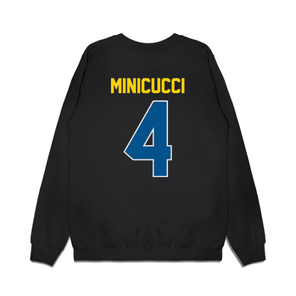 Delaware - NCAA Football : Nicholas Minicucci - Vintage Helmet Premium Crewneck Sweatshirt-1