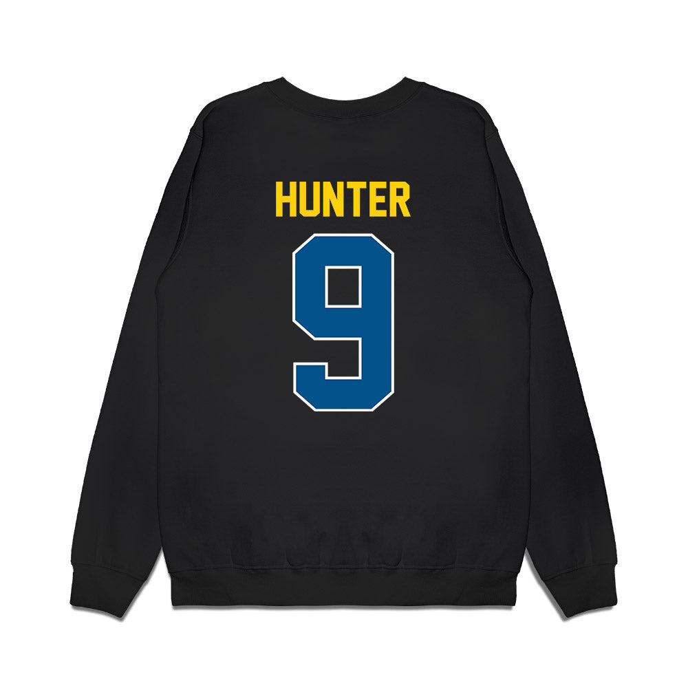 Delaware - NCAA Football : Keyshawn Hunter - Vintage Helmet Premium Crewneck Sweatshirt-1