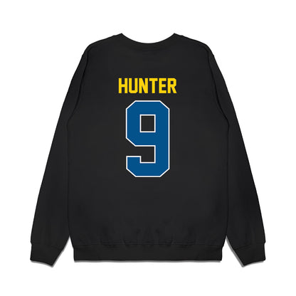 Delaware - NCAA Football : Keyshawn Hunter - Vintage Helmet Premium Crewneck Sweatshirt-1