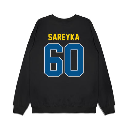 Delaware - NCAA Football : Carter Sareyka - Vintage Helmet Premium Crewneck Sweatshirt-1