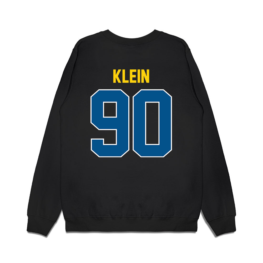Delaware - NCAA Football : Logan Klein - Vintage Helmet Premium Crewneck Sweatshirt-1