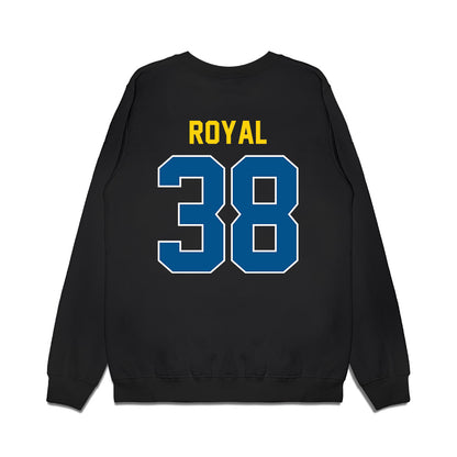 Delaware - NCAA Football : Kingsley Royal - Vintage Helmet Premium Crewneck Sweatshirt-1