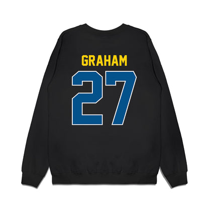 Delaware - NCAA Football : AJ Graham - Vintage Helmet Premium Crewneck Sweatshirt-1