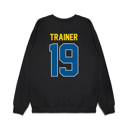 Delaware - NCAA Football : Dillon Trainer - Vintage Helmet Premium Crewneck Sweatshirt-1