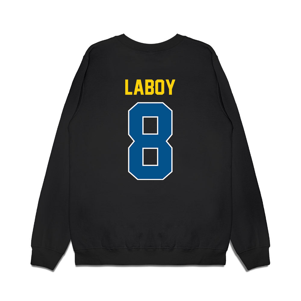 Delaware - NCAA Football : Nicholas Laboy - Vintage Helmet Premium Crewneck Sweatshirt-1