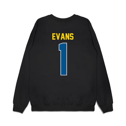 Delaware - NCAA Football : Nathan Evans - Vintage Helmet Premium Crewneck Sweatshirt-1