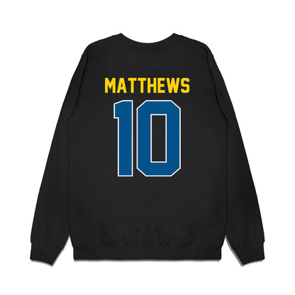 Delaware - NCAA Football : Blake Matthews - Vintage Helmet Premium Crewneck Sweatshirt-1
