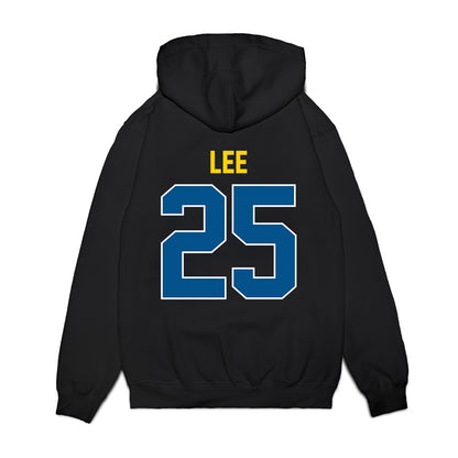 Delaware - NCAA Football : Azir lee - Vintage Helmet Premium Hooded Sweatshirt-1
