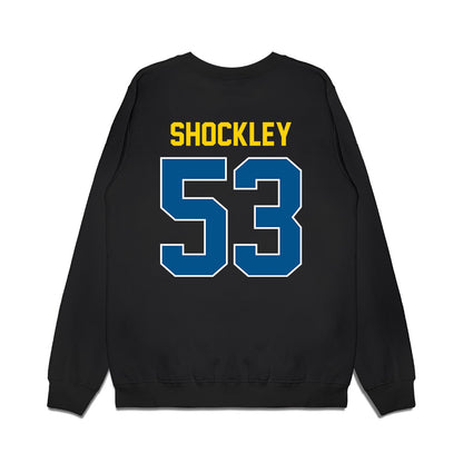 Delaware - NCAA Football : Carson Shockley - Vintage Helmet Premium Crewneck Sweatshirt-1