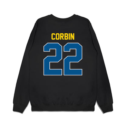 Delaware - NCAA Football : Jawarren Corbin - Vintage Helmet Premium Crewneck Sweatshirt-1