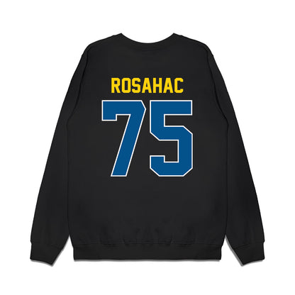 Delaware - NCAA Football : Noah Rosahac - Vintage Helmet Premium Crewneck Sweatshirt-1