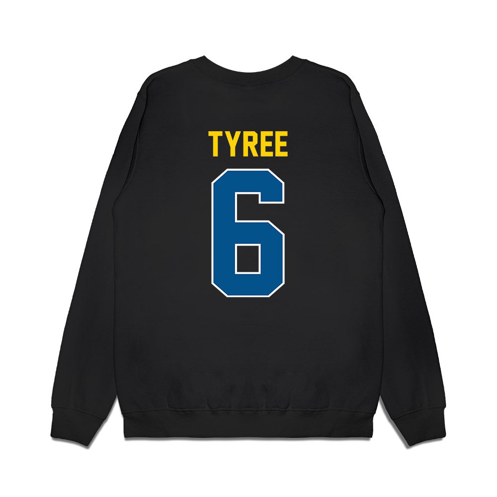Delaware - NCAA Football : Nick Tyree - Vintage Helmet Premium Crewneck Sweatshirt-1