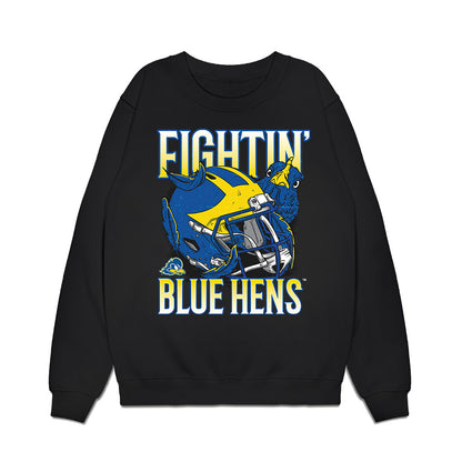 Delaware - NCAA Football : Sky Sholder - Vintage Helmet Premium Crewneck Sweatshirt-0