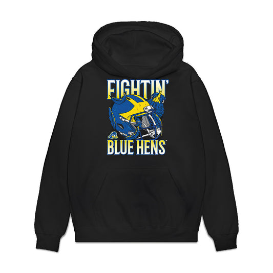 Delaware - NCAA Football : Nicholas Laboy - Vintage Helmet Premium Hooded Sweatshirt-0