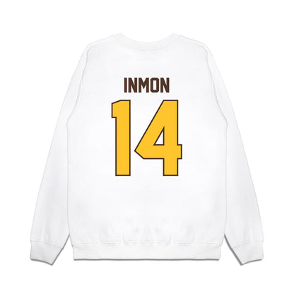 Wyoming - NCAA Football : Bj Inmon - Vintage Helmet Premium Crewneck Sweatshirt-1